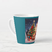 クリスマス誕生日10 カフェラテマグ (左アングル)