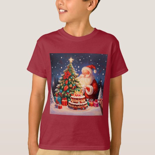 クリスマス誕生日10 Tシャツ (正面)