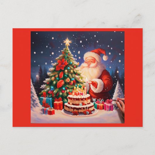 クリスマス誕生日11 シーズンポストカード (正面)