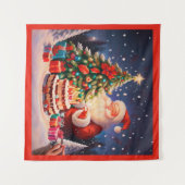 クリスマス誕生日11 タペストリー (正面(横))