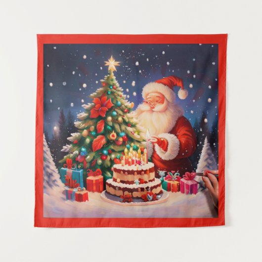 クリスマス誕生日11 タペストリー (正面)