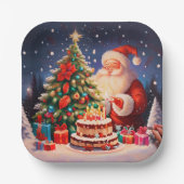 クリスマス誕生日11 ペーパープレート (正面)