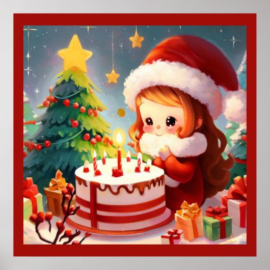 クリスマス誕生日1 ポスター (正面)