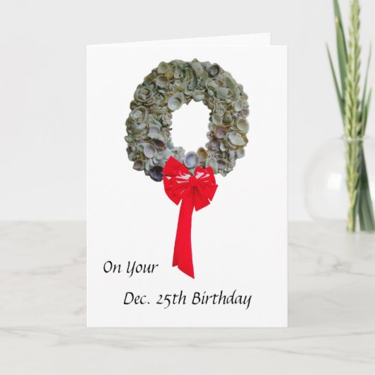 クリスマス誕生日2 シーズンカード (正面)