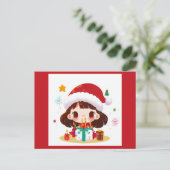 クリスマス誕生日2 ポストカード (スタンド正面)