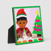 クリスマス誕生日4 フォトプラーク (正面)