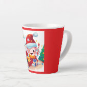 クリスマス誕生日5 カフェラテマグ (右アングル)