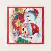 クリスマス誕生日5 タペストリー (正面(横))