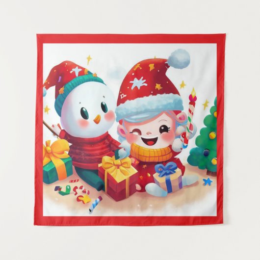 クリスマス誕生日5 タペストリー (正面)