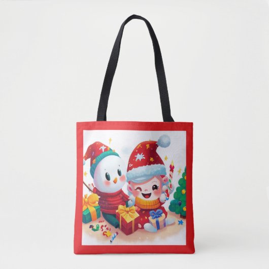 クリスマス誕生日5 トートバッグ (正面)