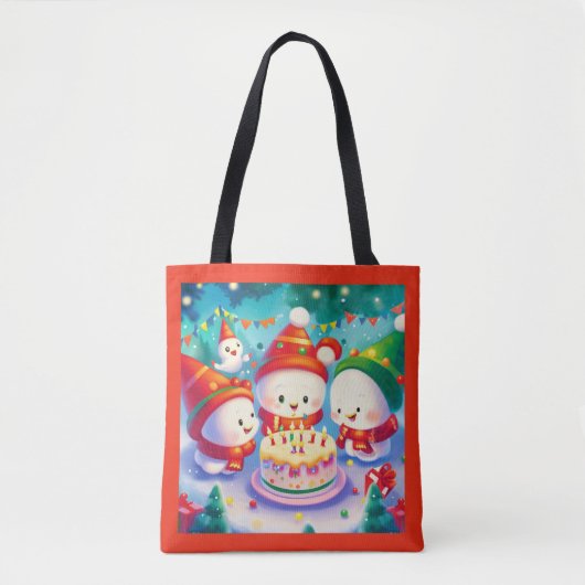 クリスマス誕生日6 トートバッグ (正面)