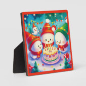 クリスマス誕生日6 フォトプラーク (正面)