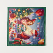 クリスマス誕生日8 タペストリー (正面(横))