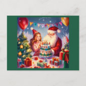 クリスマス誕生日8 ポストカード (正面)