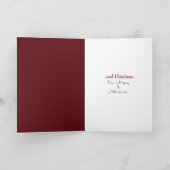 クリスマス誕生日 シーズンカード (内部)