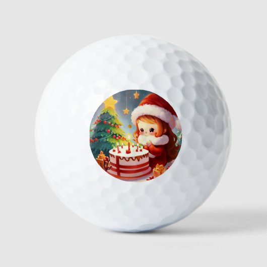 クリスマス誕生日(1) ゴルフボール (正面)