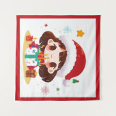 クリスマス誕生日 2 タペストリー (正面(横))