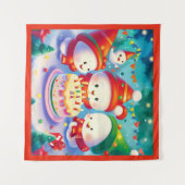 クリスマス誕生日 6 タペストリー (正面(横))