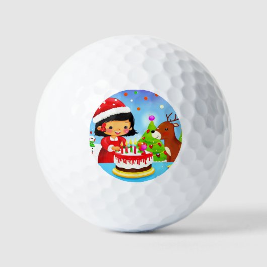 クリスマス誕生日(7) ゴルフボール (正面)