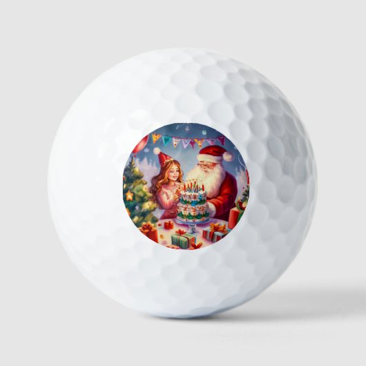 クリスマス誕生日(8) ゴルフボール (正面)