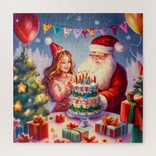 クリスマス誕生日(8) ジグソーパズル (縦)