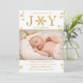クリスマス誕生発表の喜びの束 シーズンカード (スタンド正面)