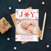 クリスマス誕生発表の喜びの束 シーズンカード