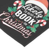 クリスマス読の本になりそうだ ショートテーブルランナー (コーナー)