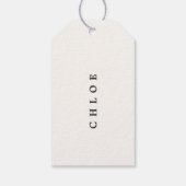 クリスマス読イブ/クリスマスプレゼントラベル ギフトタグ (裏面)