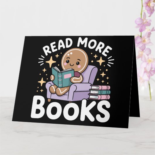 クリスマス読先生もっと本おもしろい カード (蘭)