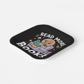 クリスマス読先生もっと本おもしろい ペーパープレート (傾斜あり)