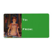 クリスマス調理師ギフトラベル ラベル (正面)