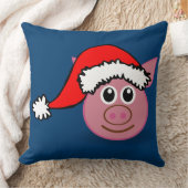 クリスマス豚 クッション (ブランケット)