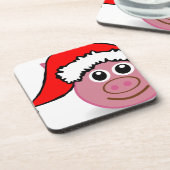 クリスマス豚 コースター (左側)
