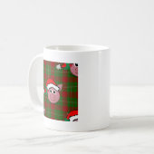 クリスマス豚 コーヒーマグカップ (正面左)