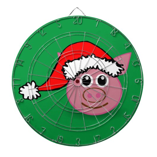 クリスマス豚 ダーツボード (正面)
