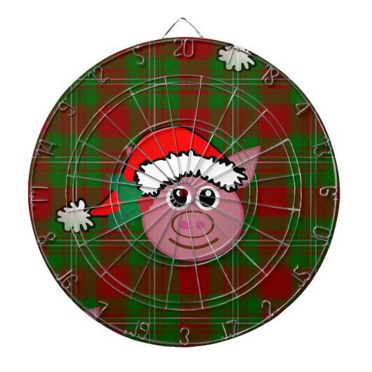 クリスマス豚 ダーツボード (正面)