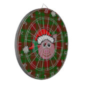クリスマス豚 ダーツボード (正面左)