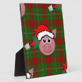 クリスマス豚 フォトプラーク (側面)