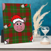 クリスマス豚 フォトプラーク (側面)
