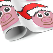 クリスマス豚 ラッピングペーパー (ロールコーナー)