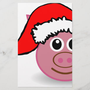 クリスマス豚 便箋