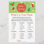 クリスマス財布のゲームの中に何があるか (正面)