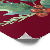 クリスマス販売クリスマスフラワービジネス広告 ポスター (角)