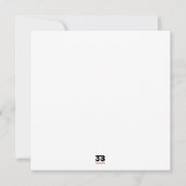 クリスマス買い物客 カード (裏面)