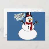 クリスマス買い物客! シーズンポストカード (正面/裏面)