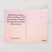 クリスマス賛美のナンバーズ6 24-26主よ賛美よ ポストカード (裏面)