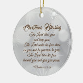 クリスマス賛美の主よ賛美よ24 セラミックオーナメント (左)