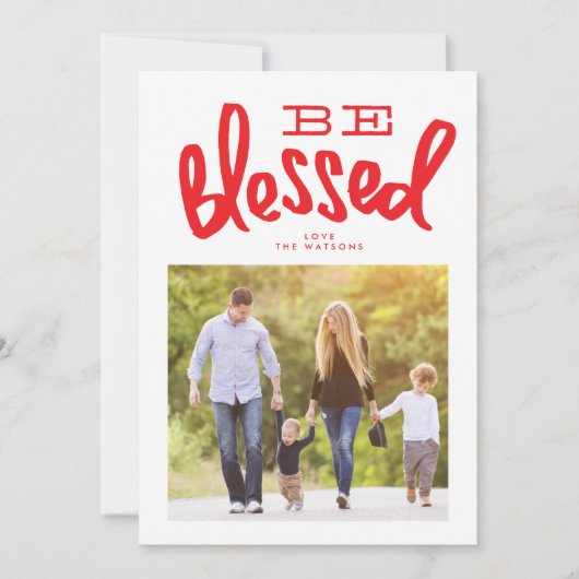 クリスマス賛美の宗教的な写真カスタムである シーズンカード (正面)