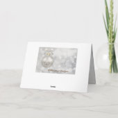 クリスマス賛美の数字6:24-26聖書の聖句 シーズンカード (裏面)